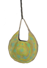 Load image into Gallery viewer, minty fire circle tote
