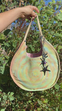 Load and play video in Gallery viewer, sherbert sunrise circle tote

